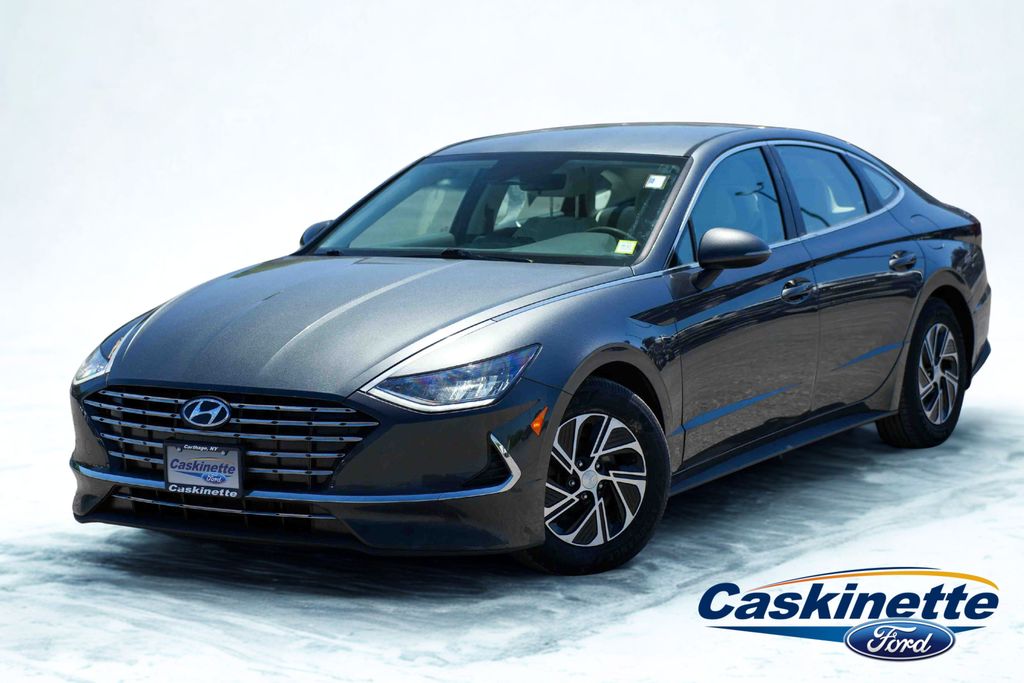 Used 2023 Hyundai Sonata Hybrid Blue with VIN KMHL24JJ3PA059274 for sale in Carthage, NY