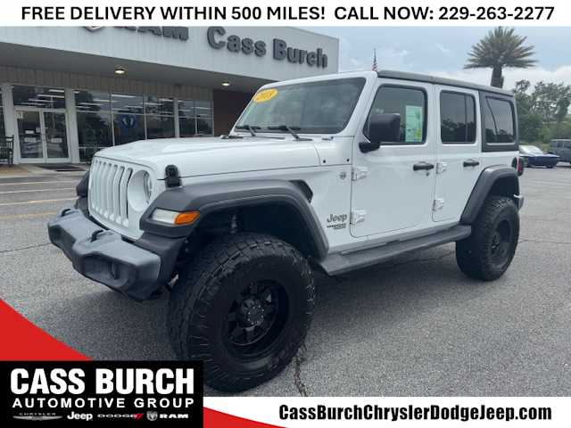 Used 2018 Jeep All-New Wrangler Unlimited Sport S with VIN 1C4HJXDG4JW127736 for sale in Quitman, GA