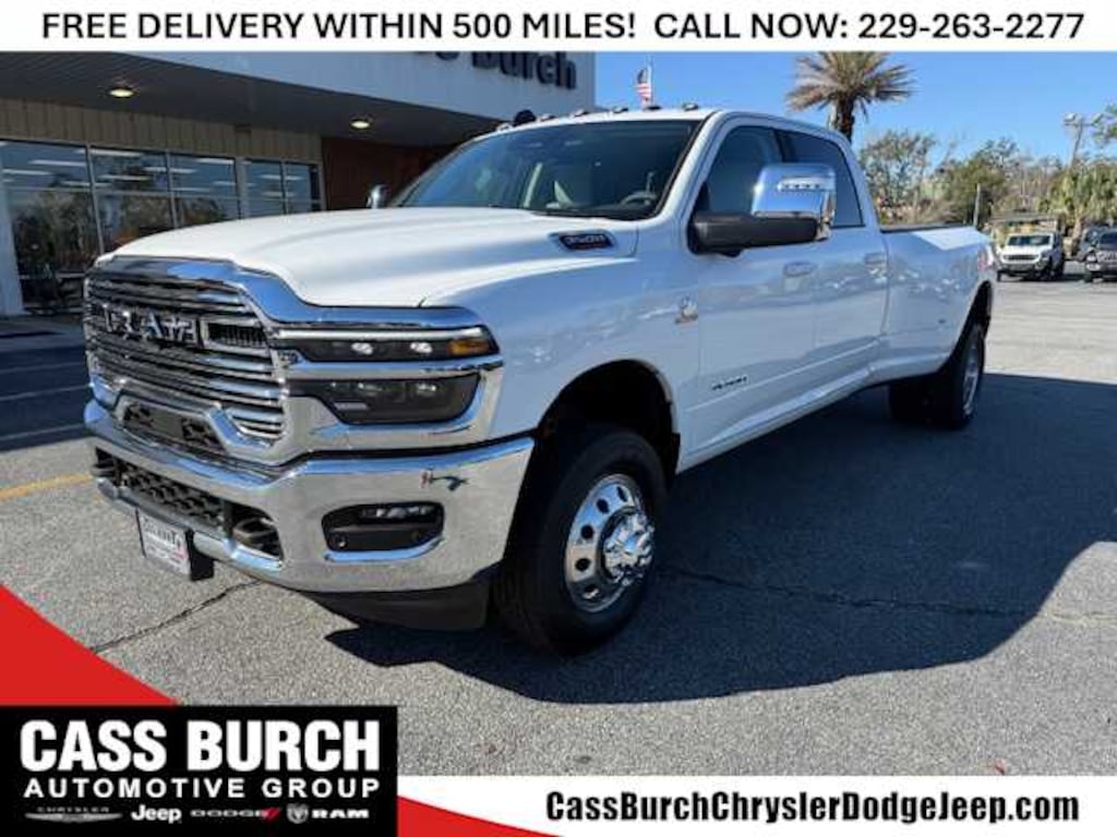 New 2026 Ram 3500 Laramie 4x4 Crew Cab 8 Box Pickup