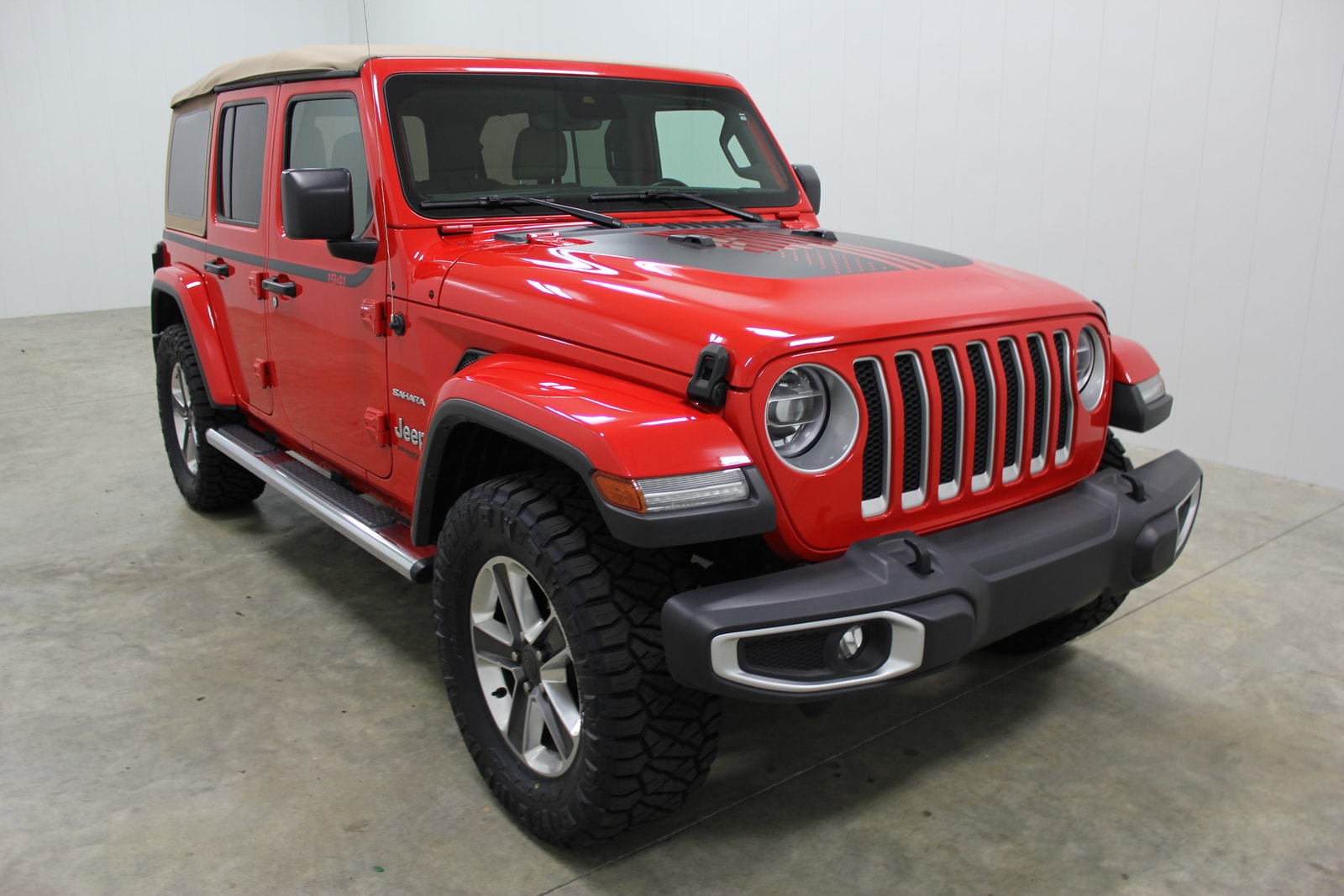 Used 2020 Jeep Wrangler Unlimited Sahara with VIN 1C4HJXEG4LW322222 for sale in Quitman, GA