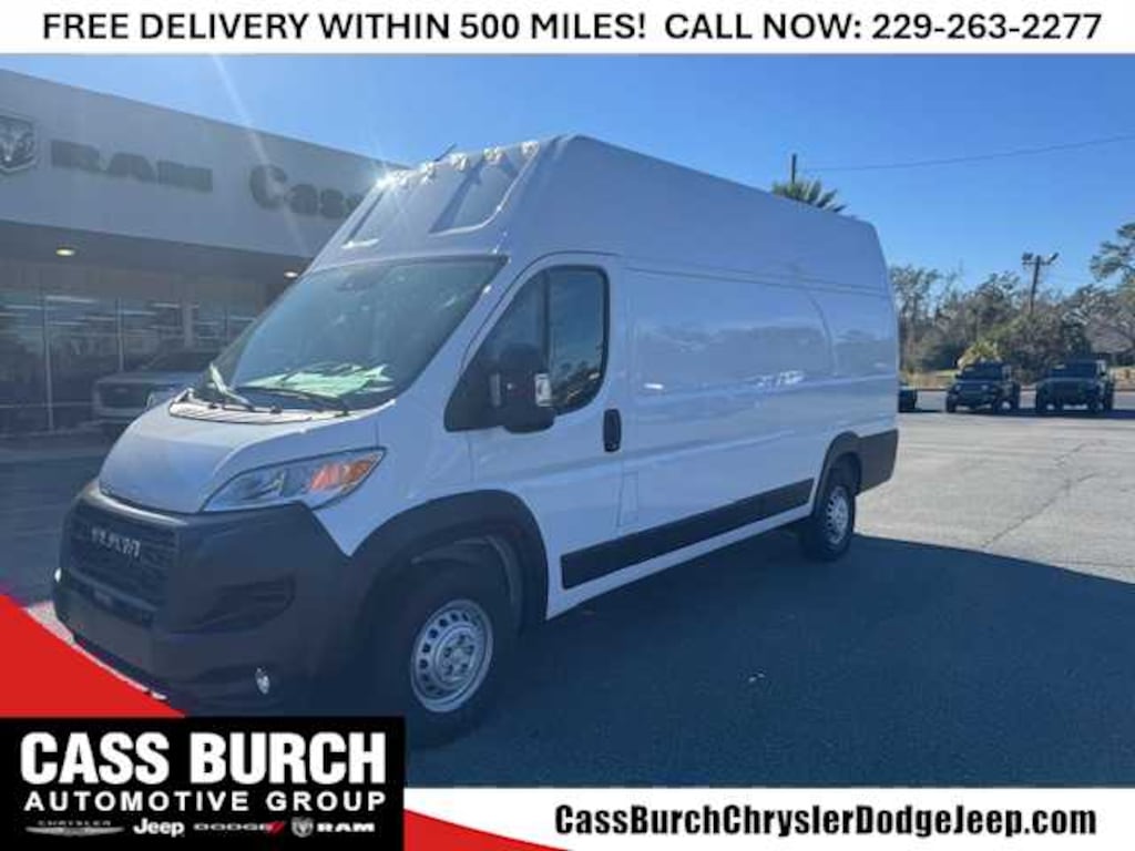 New 2025 Ram ProMaster PROMASTER 3500 TRADESMAN CARGO VAN SUPER HIGH ROOF Cargo Van