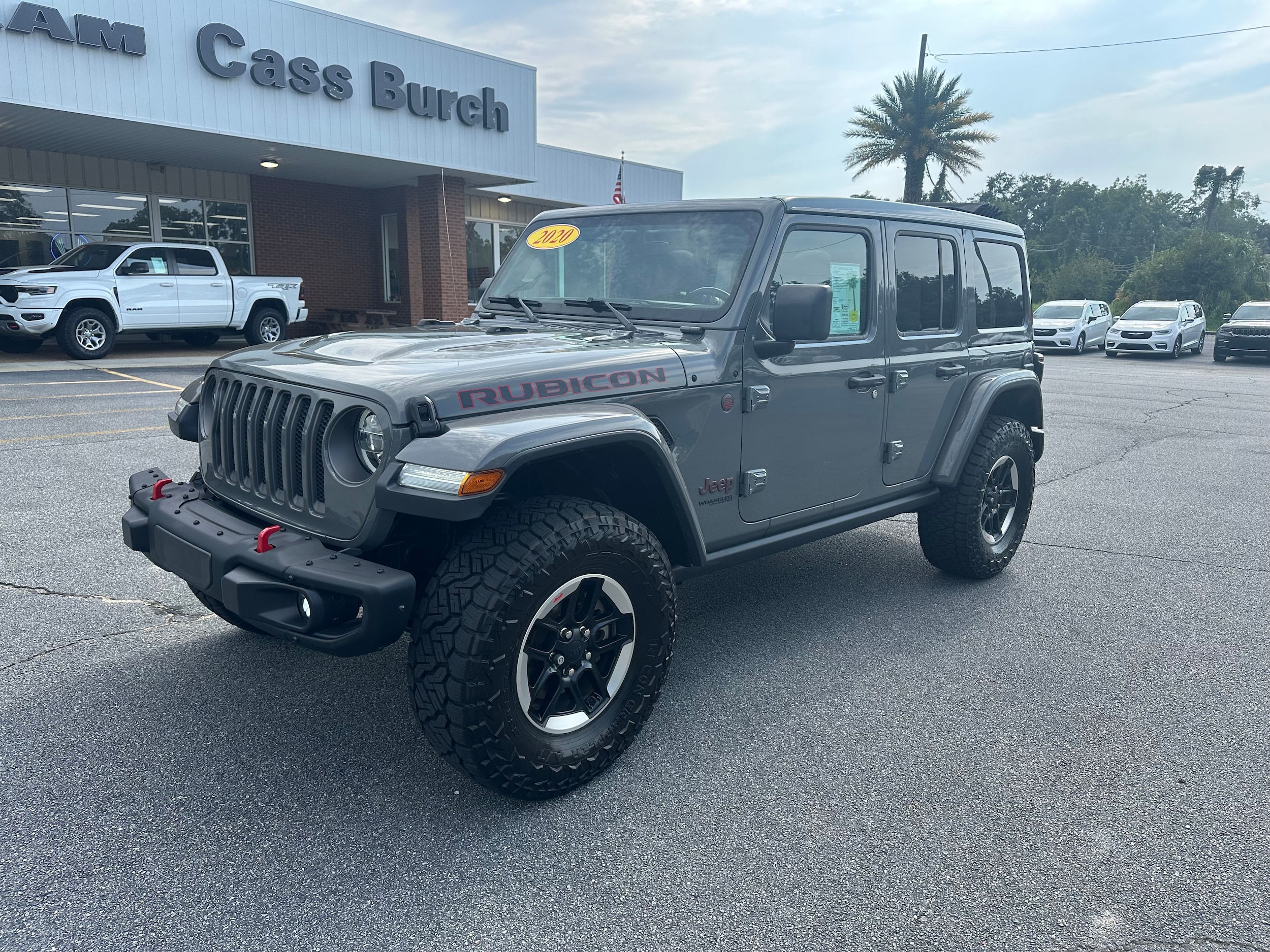 Used 2020 Jeep Wrangler Unlimited Rubicon with VIN 1C4HJXFN7LW323734 for sale in Quitman, GA