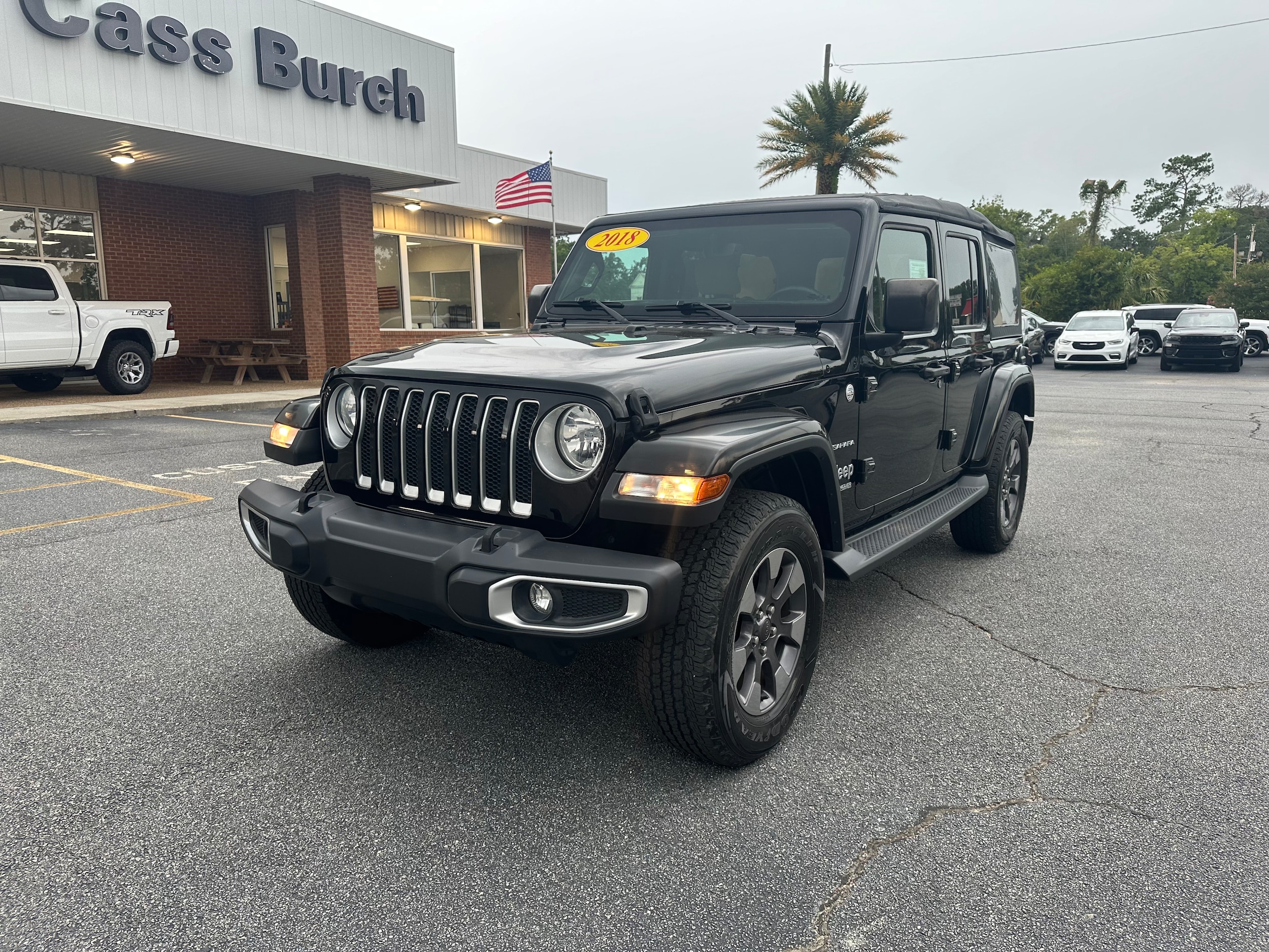 Used 2018 Jeep All-New Wrangler Unlimited Sahara with VIN 1C4HJXEN5JW215661 for sale in Quitman, GA