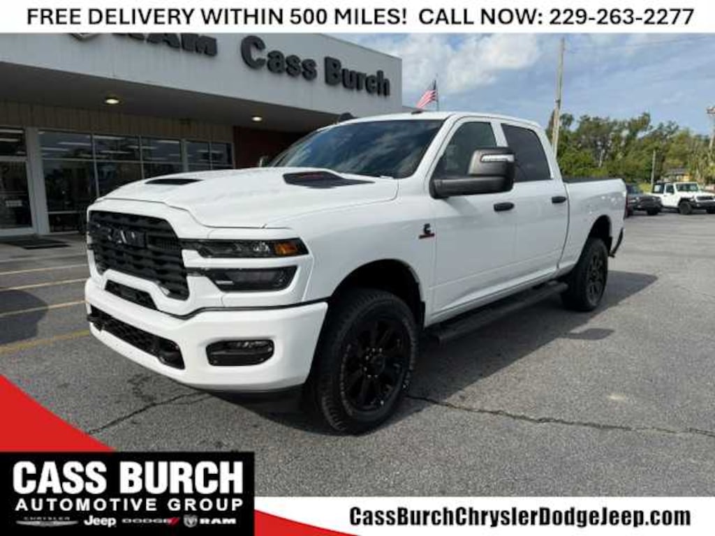 New 2026 Ram 2500 Black Express 4x4 Crew Cab 64 Box Pickup