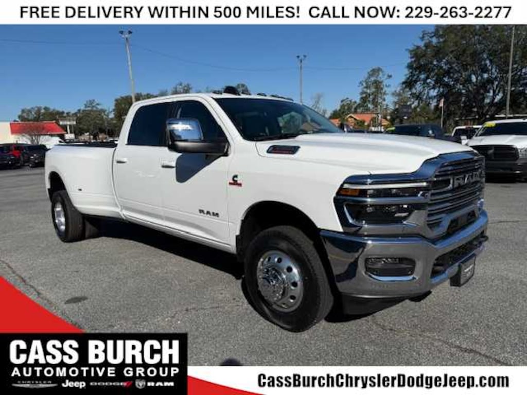 New 2026 Ram 3500 Laramie 4x4 Crew Cab 8 Box Pickup