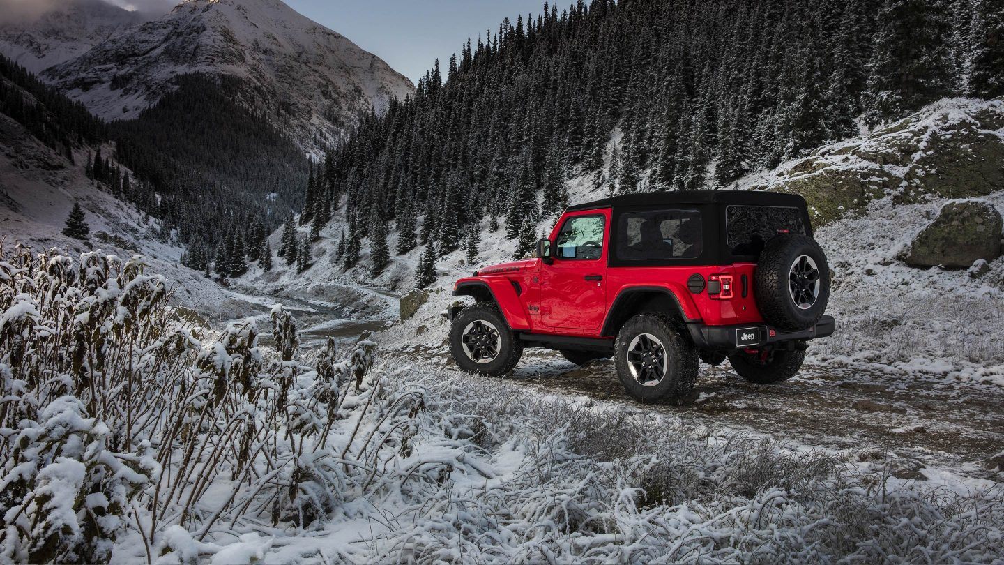 2018 Jeep Wrangler Red Exterior Rear Side View 2018 Jeep Wrangler Red Exterior Rear Side View