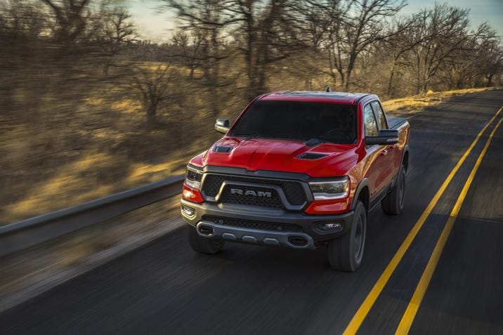 2019 Ram 1500 Red Exterior Front View 2019 Ram 1500 Red Exterior Front View