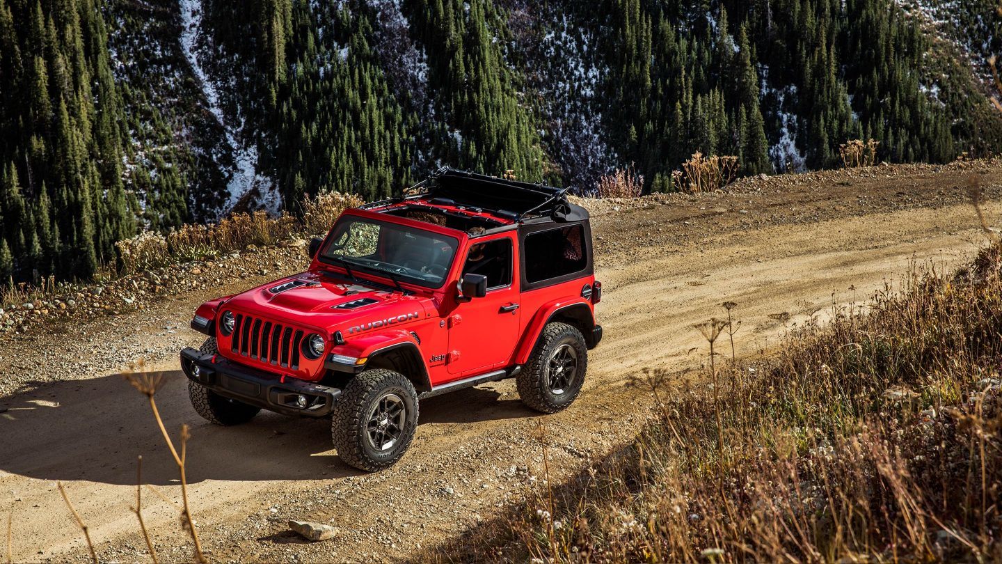 2018 Jeep Wrangler Red Exterior Top and Side View 2018 Jeep Wrangler Red Exterior Top and Side View