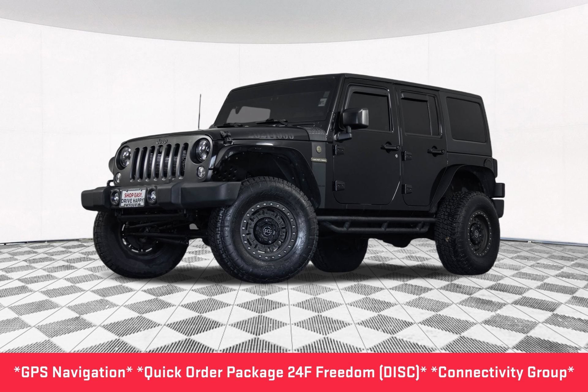 Used 2016 Jeep Wrangler Unlimited Freedom Edition with VIN 1C4BJWDGXGL214955 for sale in North Riverside, IL