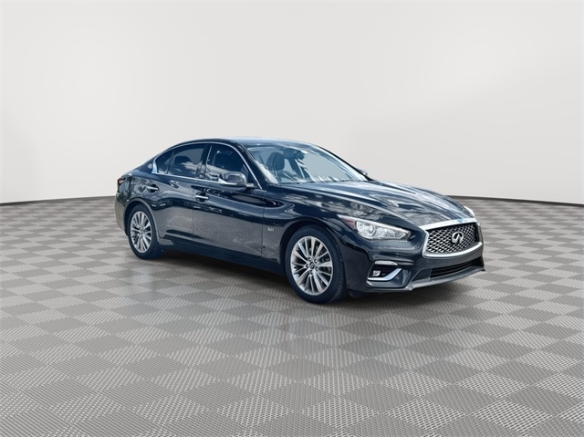 Used 2019 INFINITI Q50 LUXE with VIN JN1EV7AP1KM543772 for sale in Castle Rock, CO