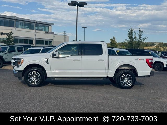 Used 2022 Ford F-150 Lariat with VIN 1FTEW1EP4NKD52820 for sale in Castle Rock, CO