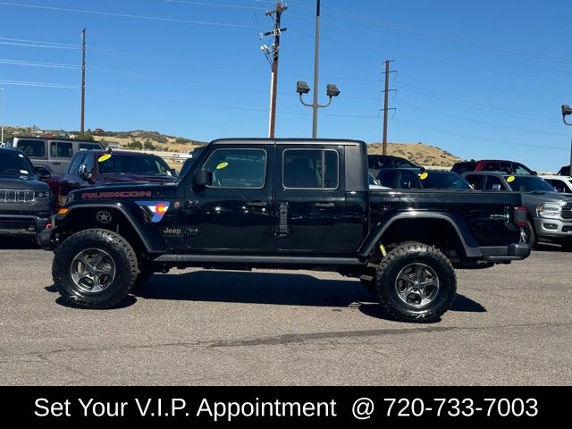 Used 2020 Jeep Gladiator Rubicon with VIN 1C6JJTBG2LL112225 for sale in Castle Rock, CO