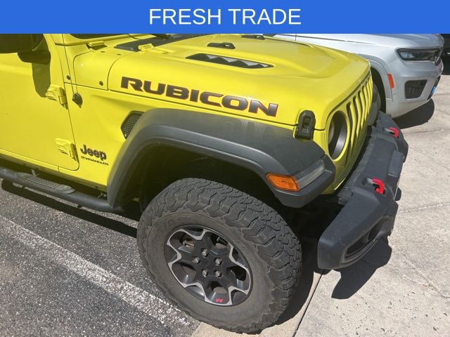 Used 2023 Jeep Wrangler 4-Door Rubicon with VIN 1C4JJXFM9PW577086 for sale in Castle Rock, CO