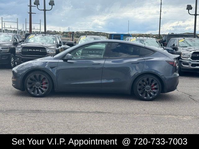 Used 2022 Tesla Model Y Performance with VIN 7SAYGDEF5NF460723 for sale in Castle Rock, CO