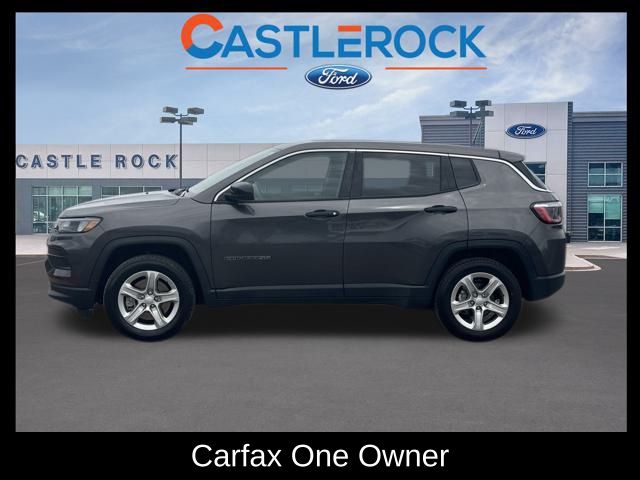 Used 2023 Jeep Compass Sport with VIN 3C4NJDAN1PT514523 for sale in Castle Rock, CO