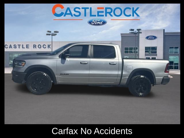 Used 2021 RAM Ram 1500 Pickup Rebel with VIN 1C6SRFLT6MN642259 for sale in Castle Rock, CO