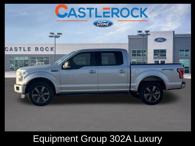 Used 2016 Ford F-150 XLT with VIN 1FTEW1EP3GFD61259 for sale in Castle Rock, CO