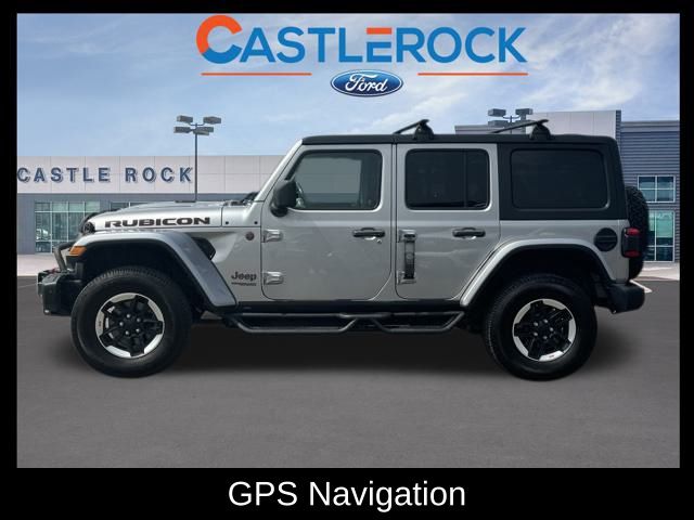 Used 2020 Jeep Wrangler Unlimited Rubicon with VIN 1C4HJXFG4LW118681 for sale in Castle Rock, CO