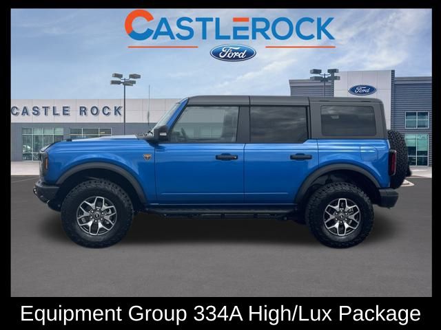 Used 2024 Ford Bronco 4-Door Badlands with VIN 1FMEE9BH1RLA12261 for sale in Castle Rock, CO