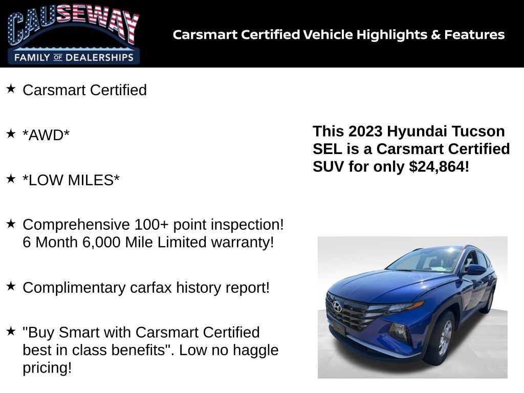 Certified 2023 Hyundai Tucson SEL SUV