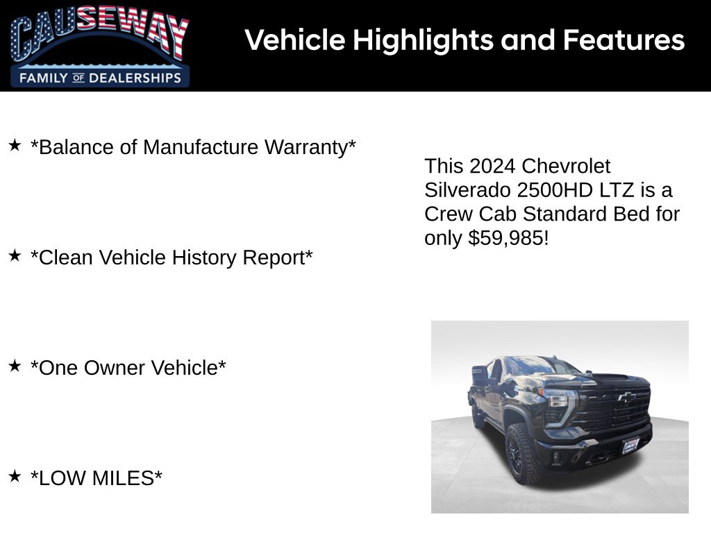 Used 2024 Chevrolet Silverado 2500HD LTZ Truck
