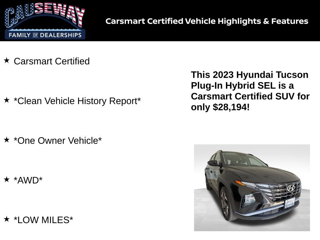 Certified 2023 Hyundai Tucson Plug-In Hybrid SEL SUV