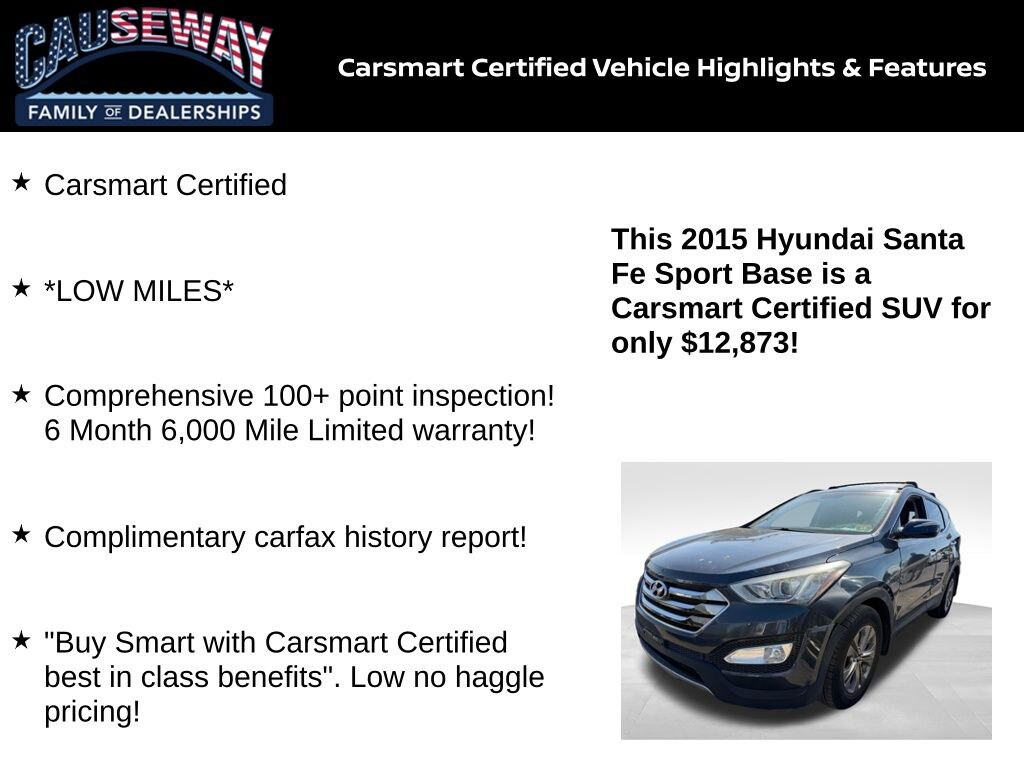 Certified 2015 Hyundai Santa Fe Sport Base SUV