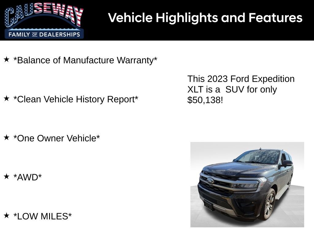 Used 2023 Ford Expedition XLT SUV