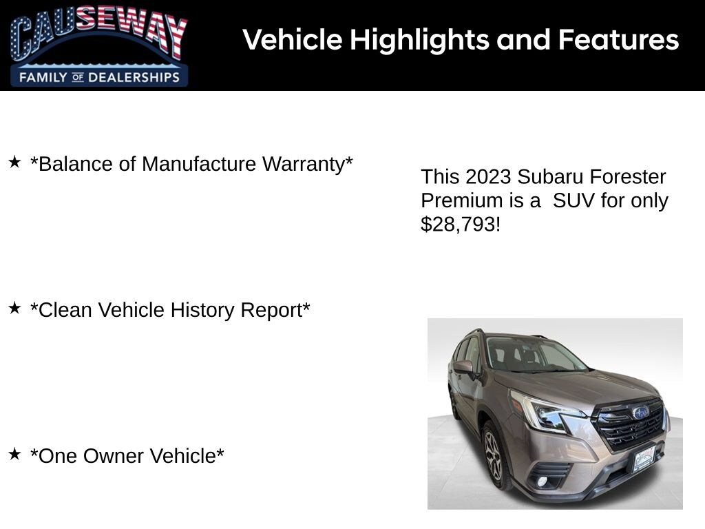Used 2023 Subaru Forester Premium SUV