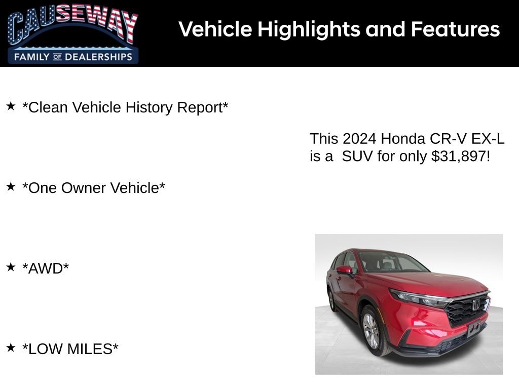 Used 2024 Honda CR-V EX-L SUV
