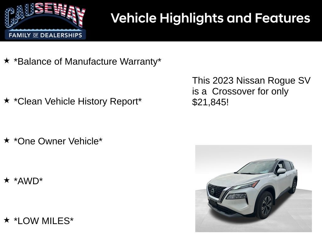 Used 2023 Nissan Rogue SV SUV