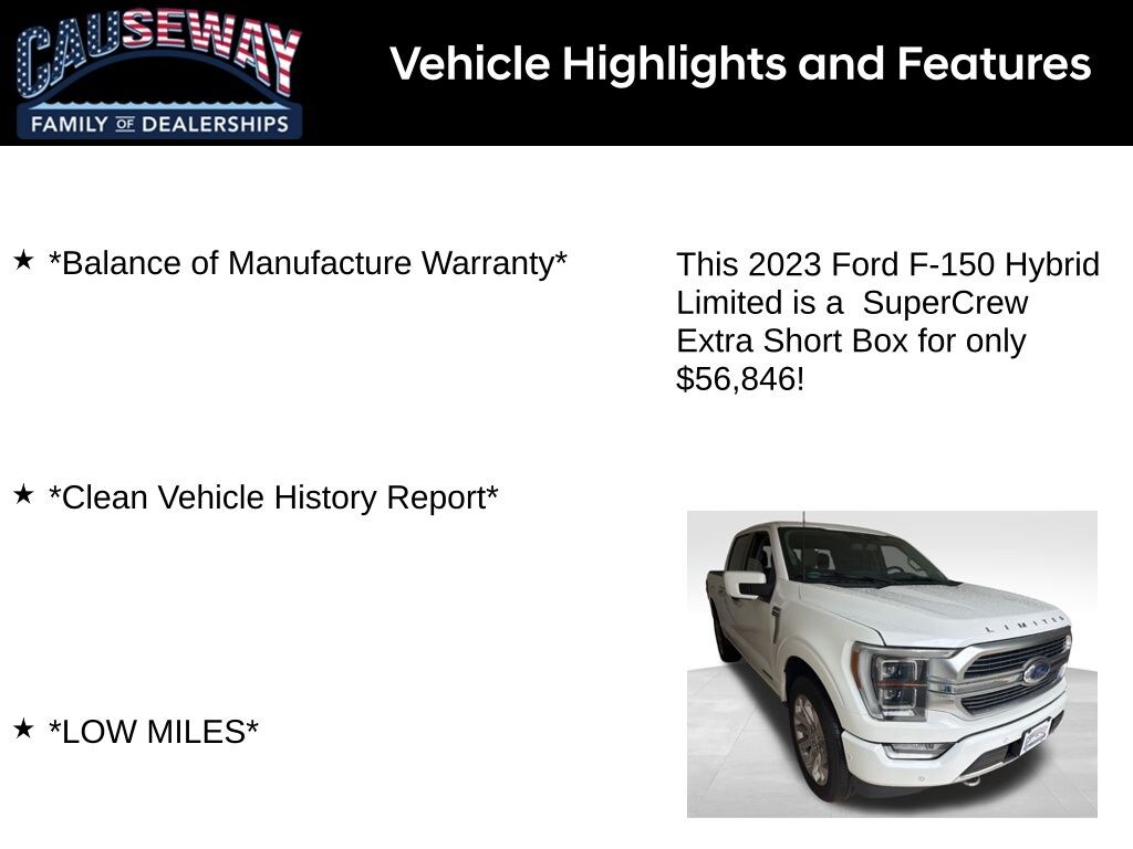 Used 2023 Ford F-150 Limited Truck