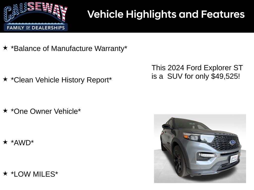 Used 2024 Ford Explorer ST SUV