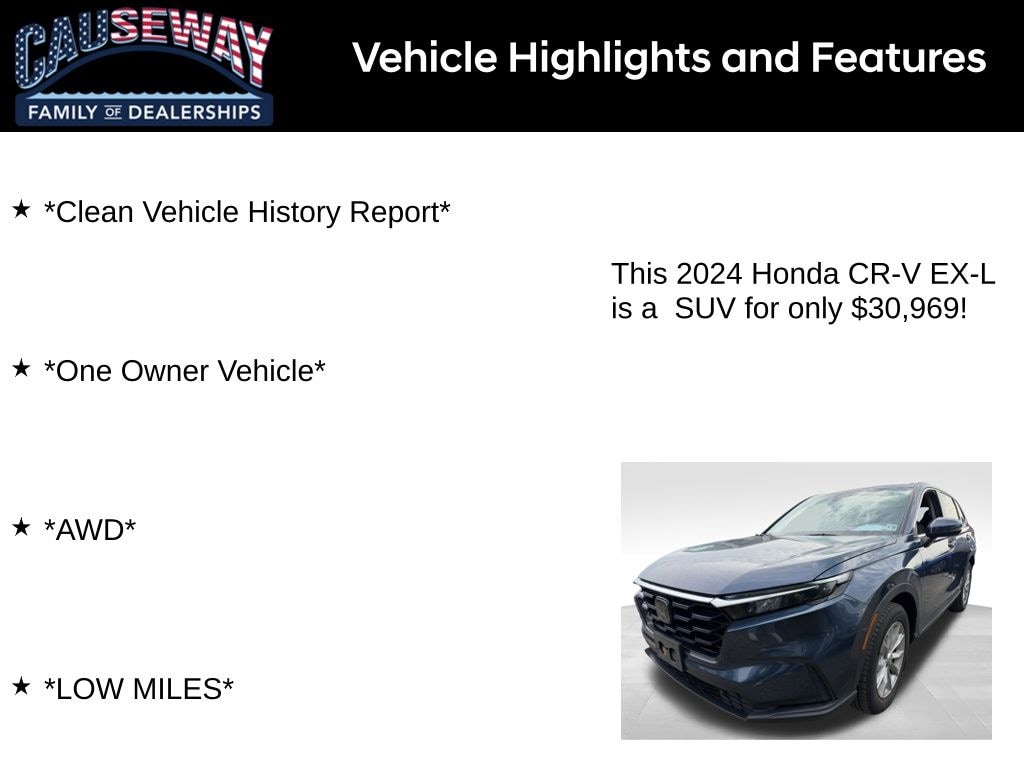 Used 2024 Honda CR-V EX-L SUV