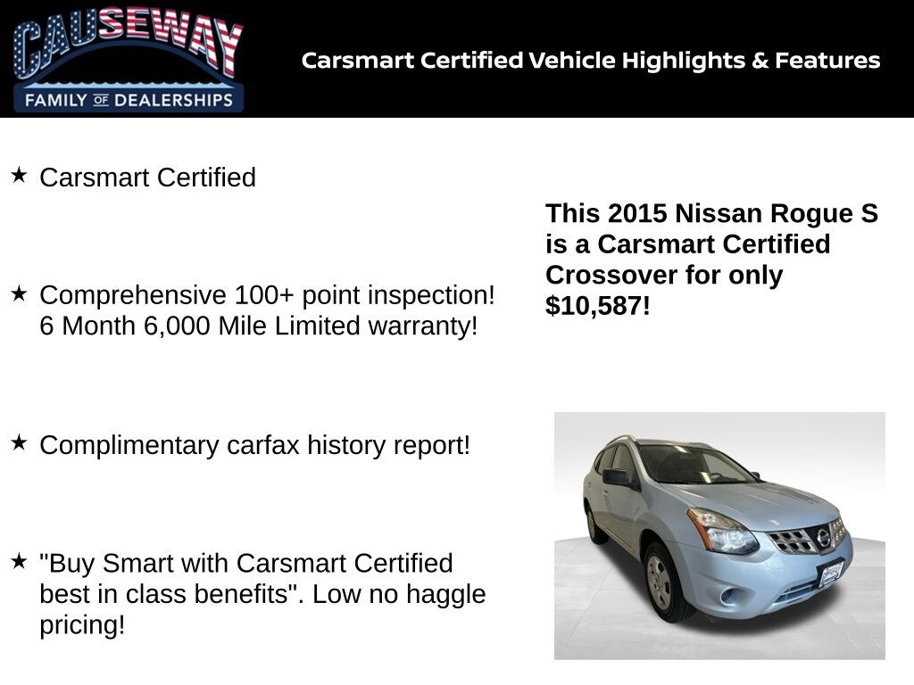 Certified 2015 Nissan Rogue Select S SUV