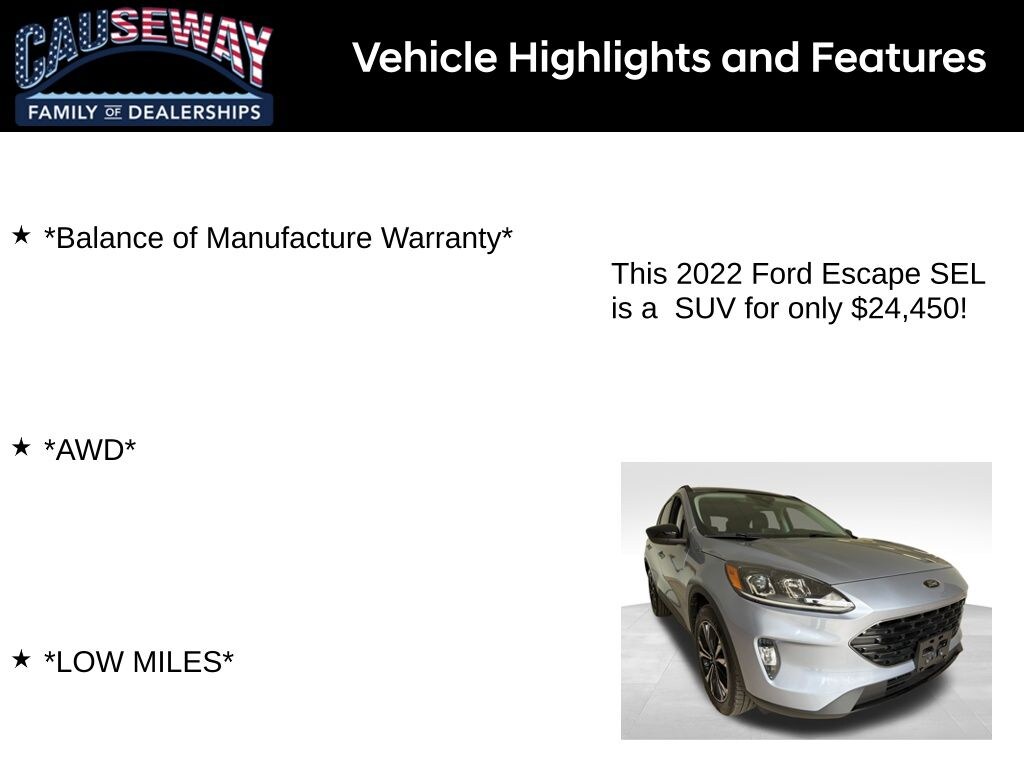 Used 2022 Ford Escape SEL SUV