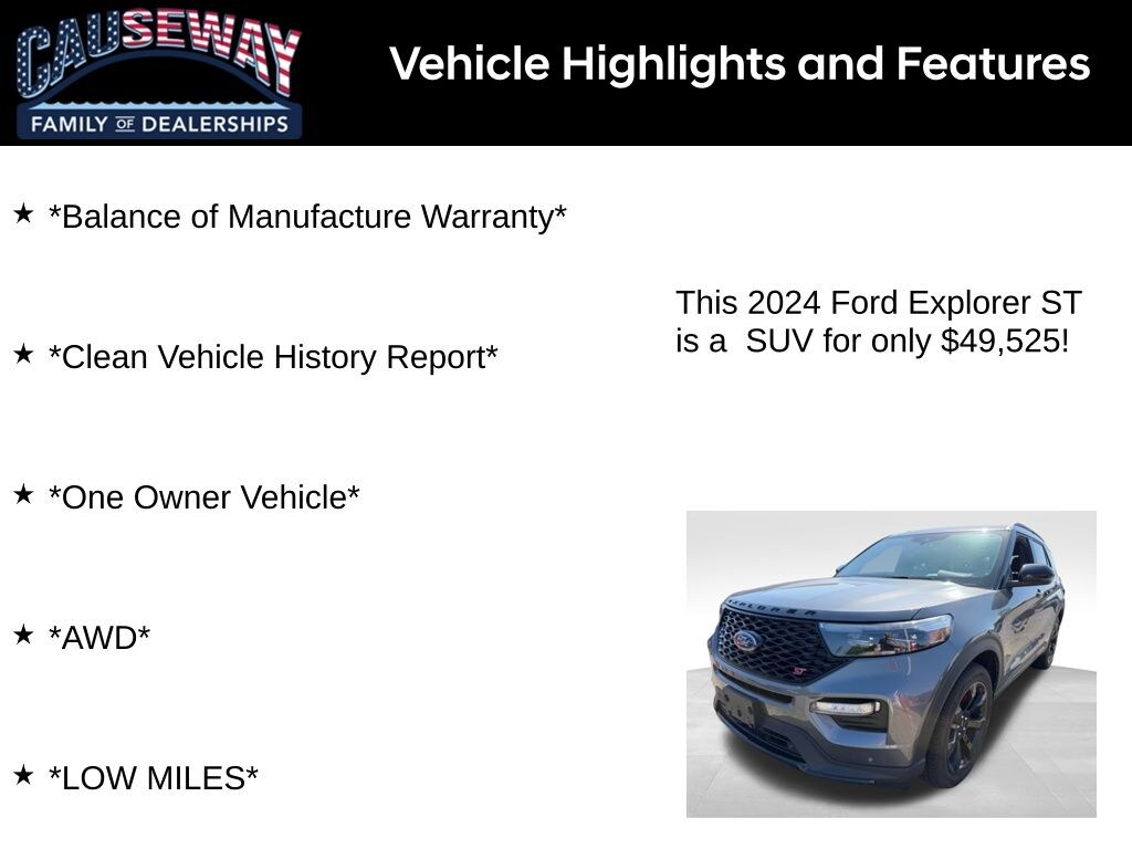Used 2024 Ford Explorer ST SUV