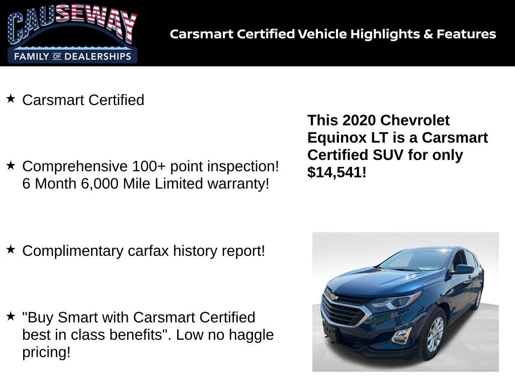 Certified 2020 Chevrolet Equinox LT SUV