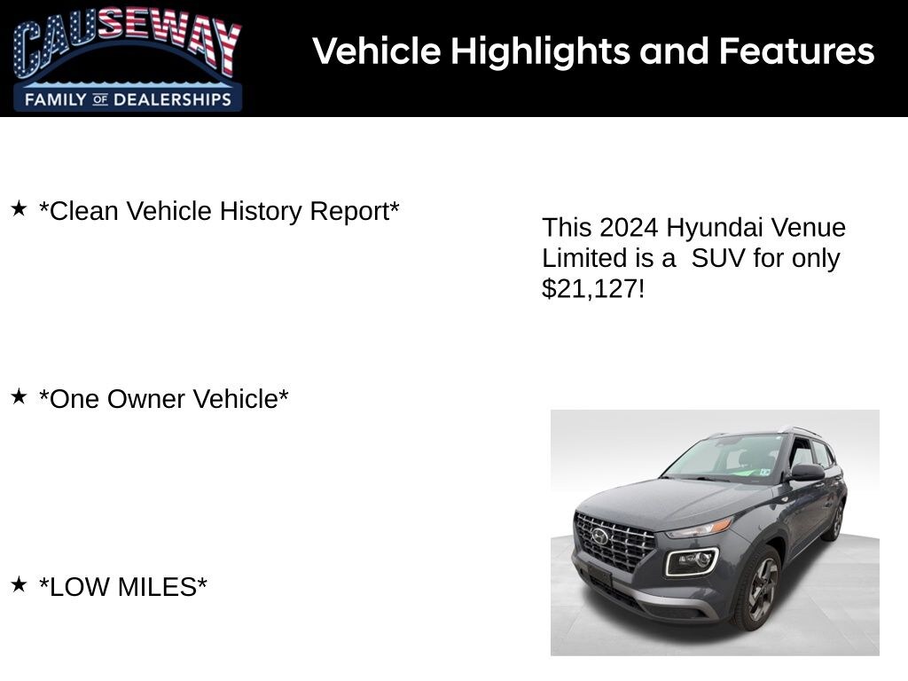 Used 2024 Hyundai Venue Limited SUV
