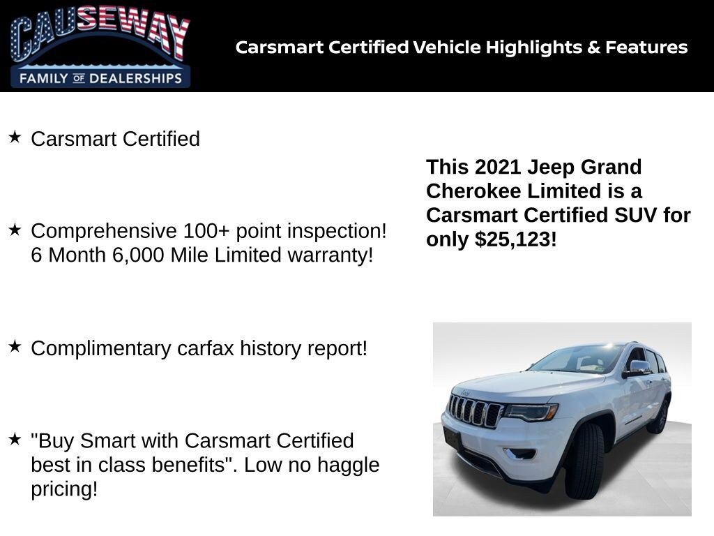 Certified 2021 Jeep Grand Cherokee Limited SUV