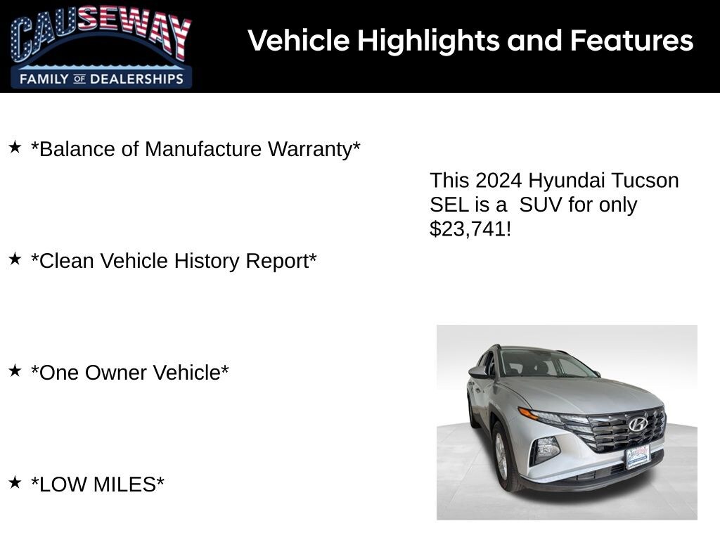 Used 2024 Hyundai Tucson SEL SUV