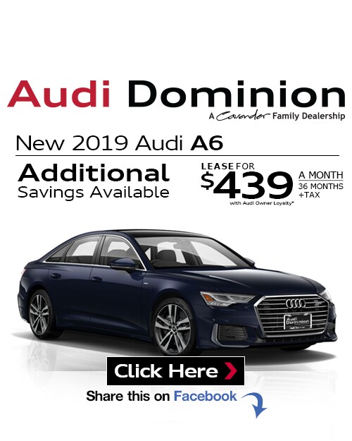 New 2019 Audi A6 at Audi Dominion