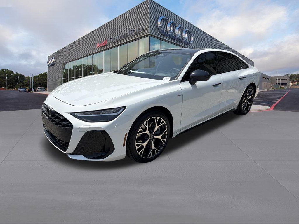 Glacier White Metallic 2026 Audi A6 Sedan All-Wheel Drive 7-Speed Automatic