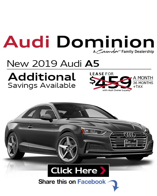 New 2019 Audi A5 at Audi Dominion