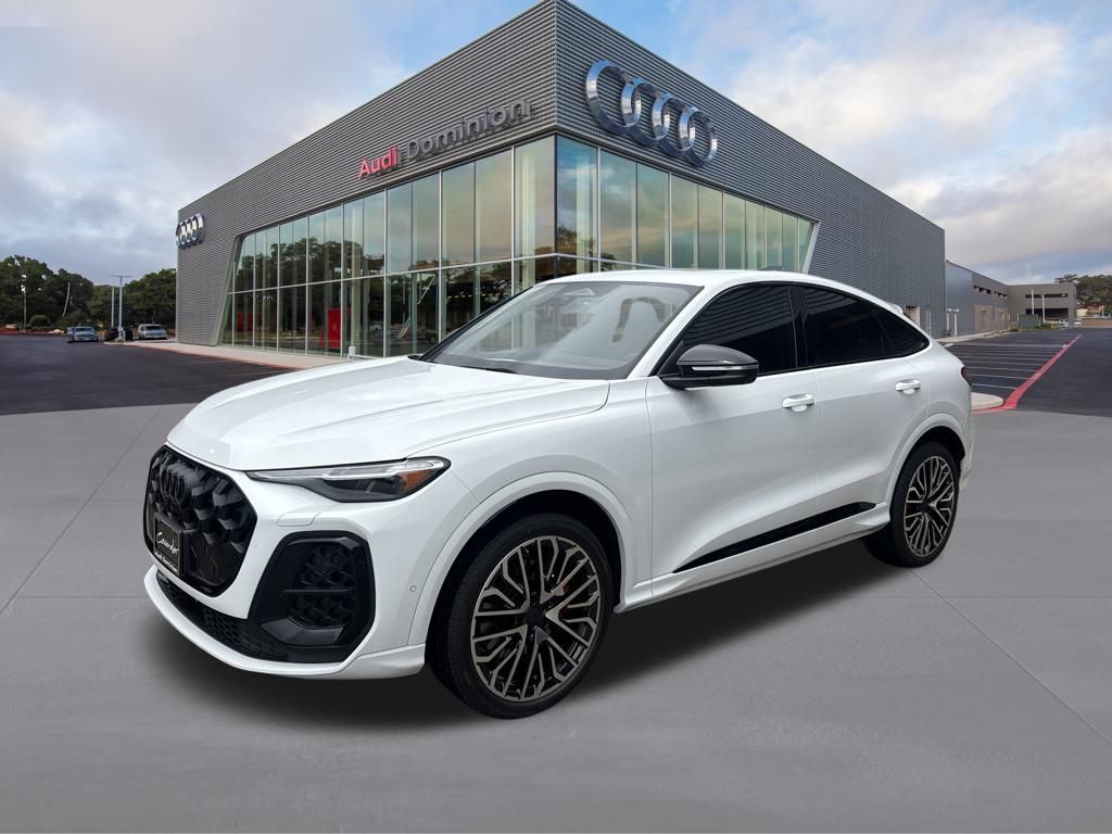 Glacier White Metallic 2026 Audi SQ5 Sportback Sedan All-Wheel Drive 7-Speed Automatic