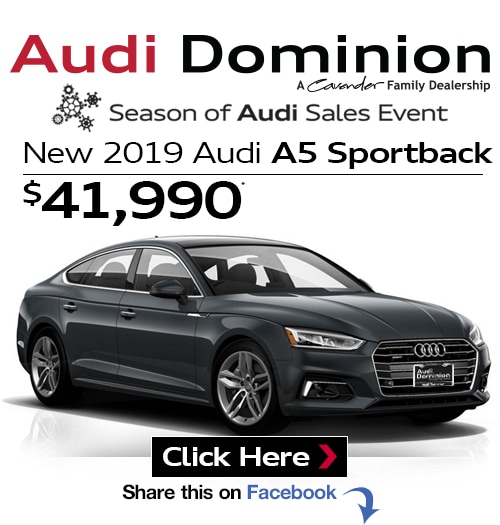 New 2019 Audi A5 at Audi Dominion