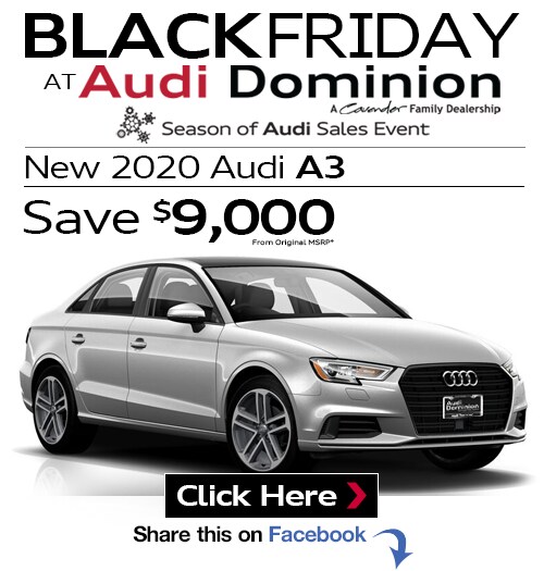 New 2020 Audi A3 at Audi Dominion