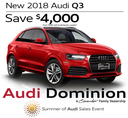 New 2018 Audi Q3 at Audi Dominion