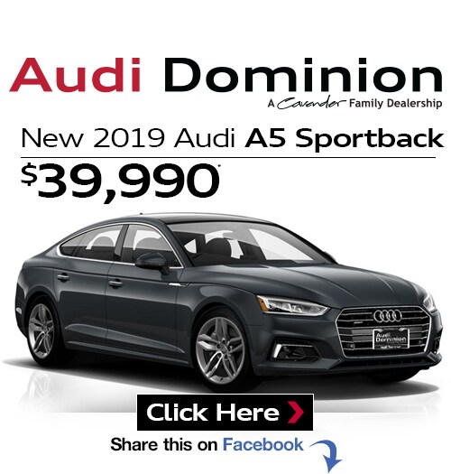 New 2019 Audi A5 at Audi Dominion