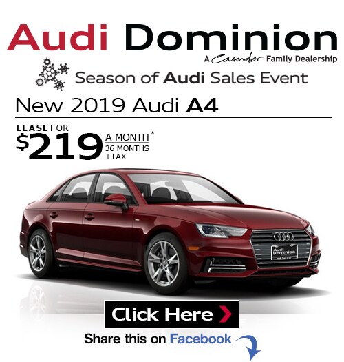 New 2019 Audi A4 at Audi Dominion